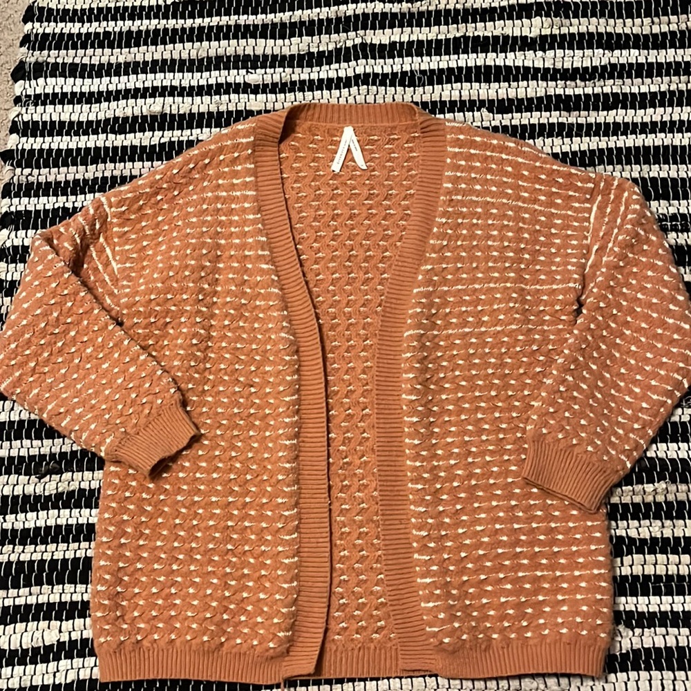 Orange Cardigan